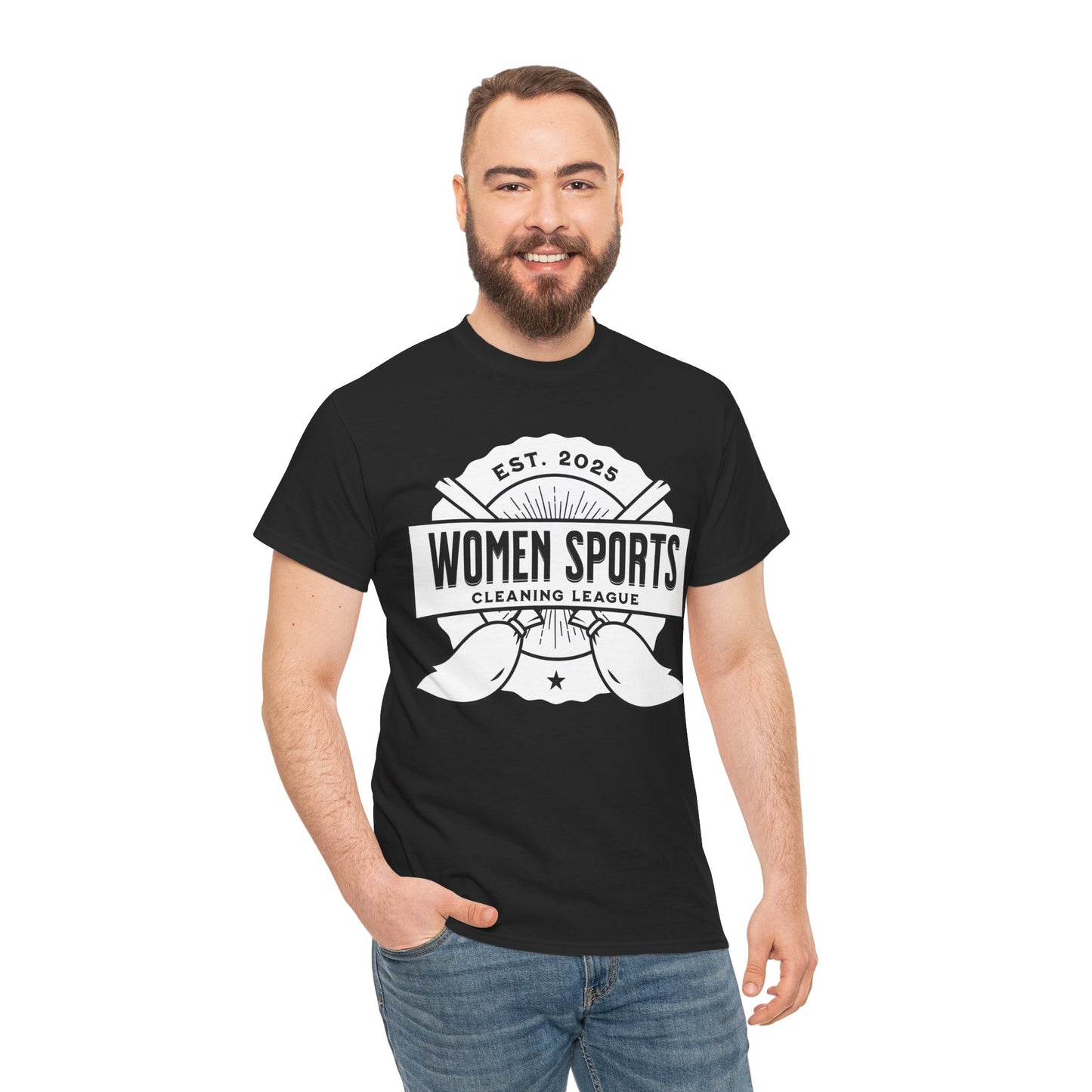 Women's Sports Cleaning League Unisex Heavy Cotton Tee